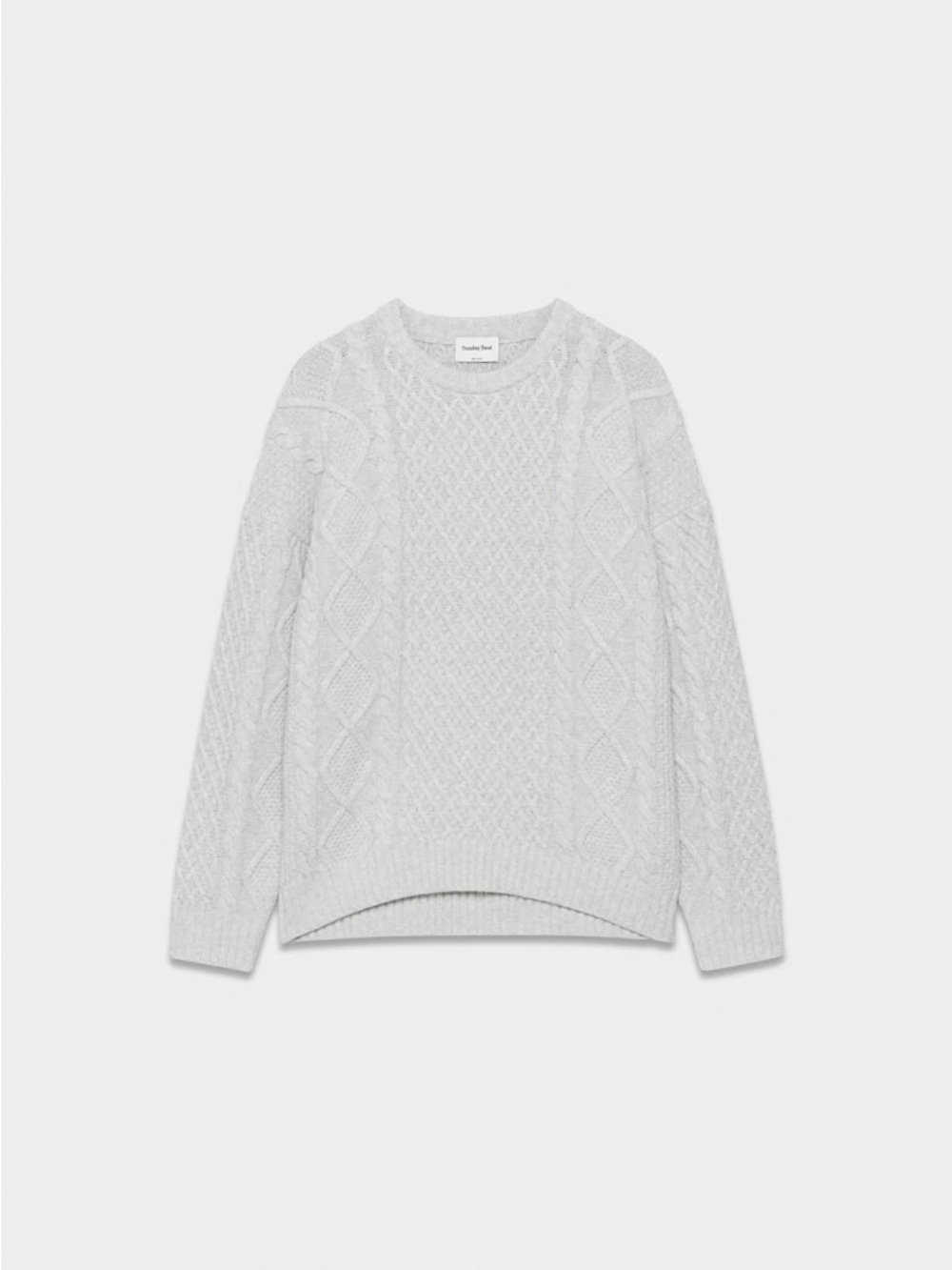 Aritzia Sunday Best Peggy Sweater — Heather Chrome, Size M